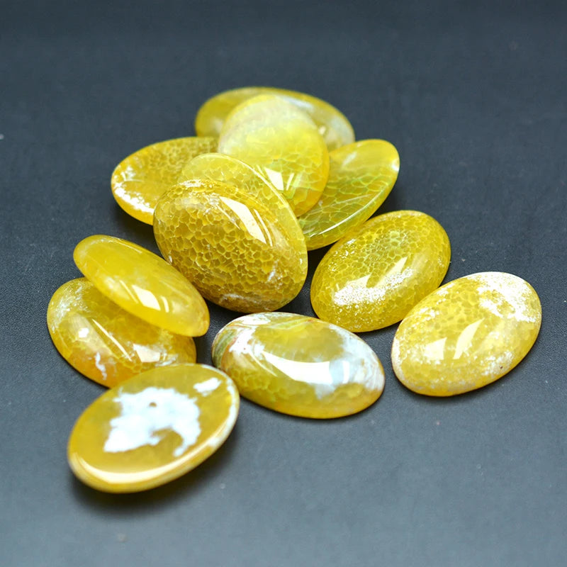 22x30mm   Wholesale Natural Gem Stone Lapis Lazuli Oval Cabochon Cameo   Fit   DIY Jewelry Making
