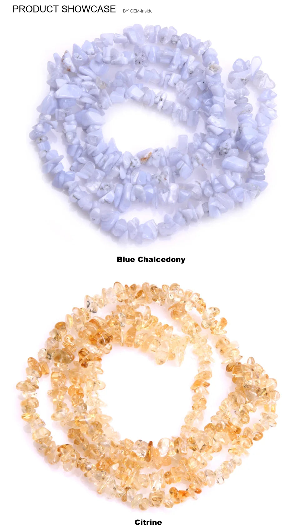 Natural Chips Shape Stone Beads Material Peridots Fluorite Malanchite Garnet Lapis Lazuli Ametrines Stand 34 Inch