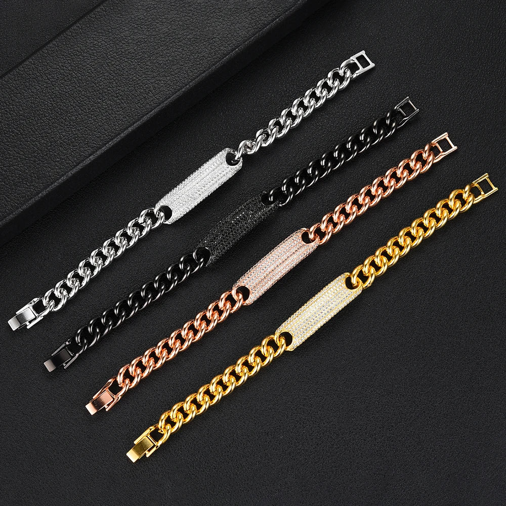 Trendy Punk Bracelets for Women Delicate Link Chain Bracelet Beads Charm Bracelet Bohemian Beach Jewelry