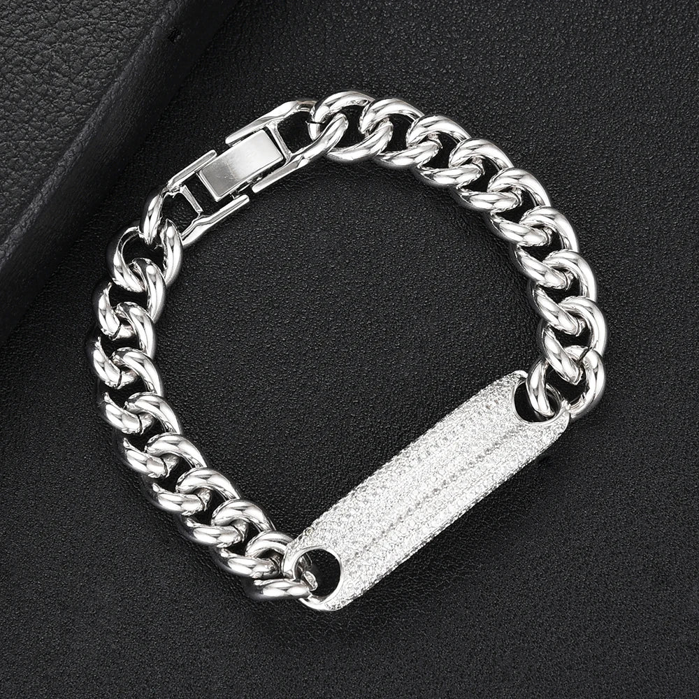 Trendy Punk Bracelets for Women Delicate Link Chain Bracelet Beads Charm Bracelet Bohemian Beach Jewelry