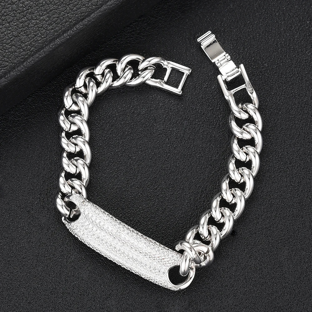 Trendy Punk Bracelets for Women Delicate Link Chain Bracelet Beads Charm Bracelet Bohemian Beach Jewelry