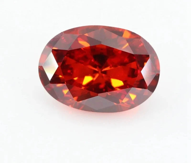 Cubic Zirconia Stone Multicolor Oval Shape Brilliant Cut Loose CZ Stones Synthetic Gems Beads For Jewelry 2x3~13x18mm AAAAA