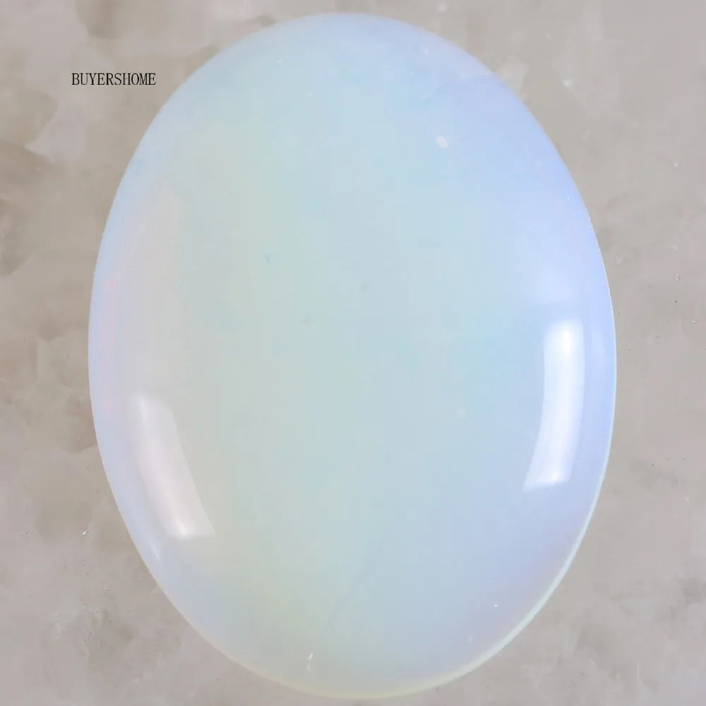 1Pcs 40x30MM Oval CAB Cabochon For Making Pendant Natural Stone Bead  Tiger Eye Onyx Opal Onyx Pink Crystal Quartz Cabochon