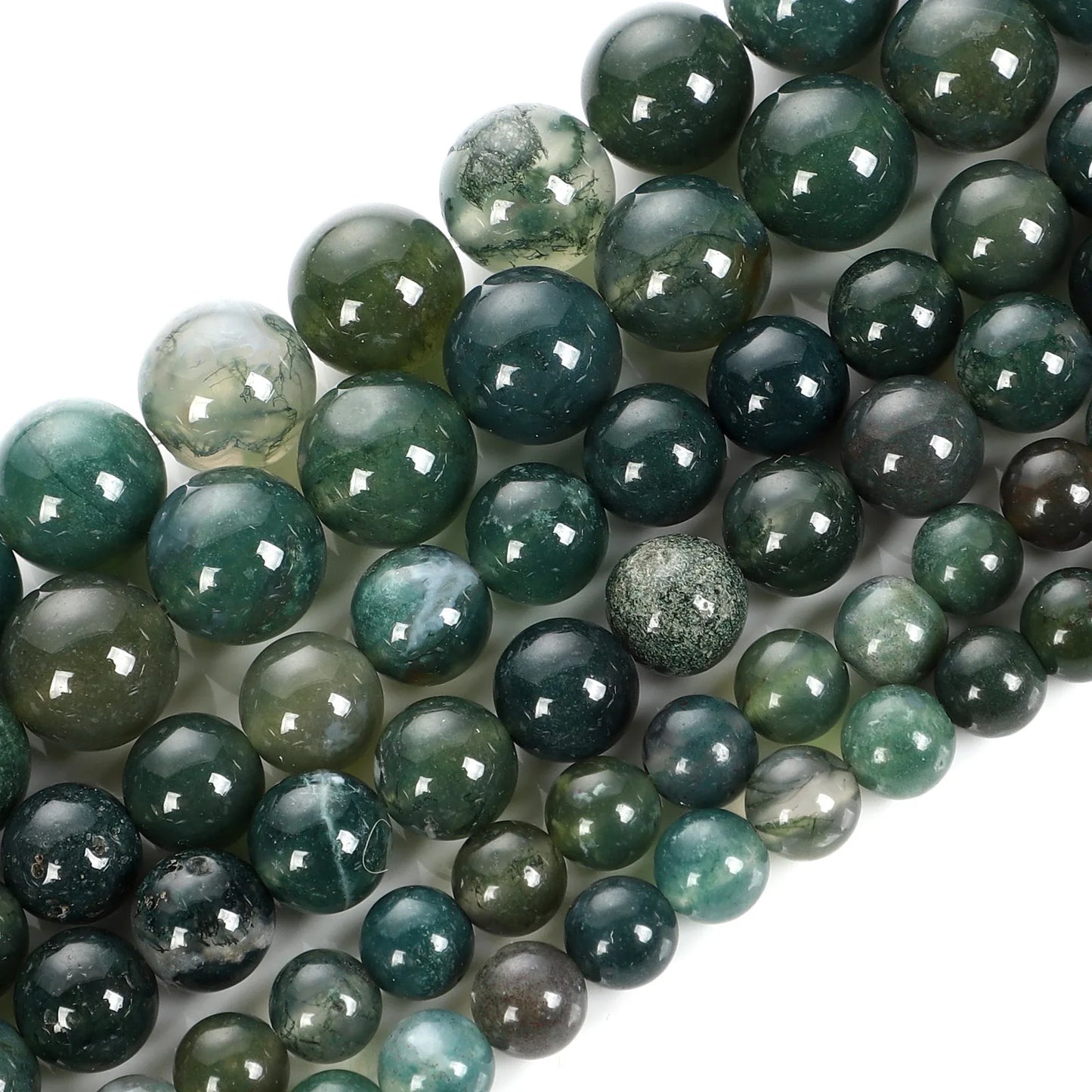 Natural Stone Beads Tiger Eye Tourmaline Amazonite Agates Jaspers Pink Quartz Beads for Jewelry Making DIY Bracelet Accessories