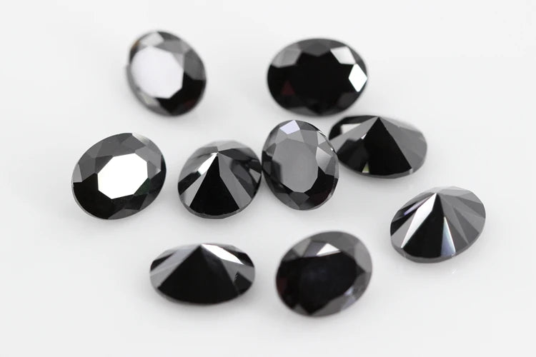 Cubic Zirconia Stone Multicolor Oval Shape Brilliant Cut Loose CZ Stones Synthetic Gems Beads For Jewelry 2x3~13x18mm AAAAA