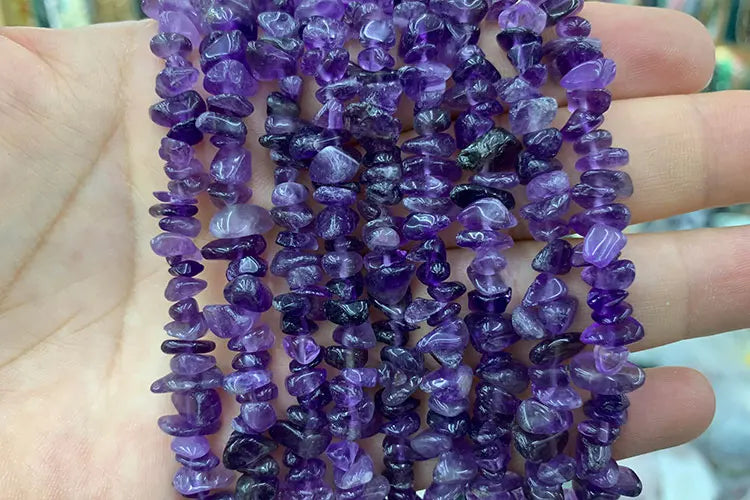 Natural 5-8mm Chips Irregular Amethysts Turquoises Agates  Amazonite Stone Beads For Jewelry Making DIY Bracelet Accessories