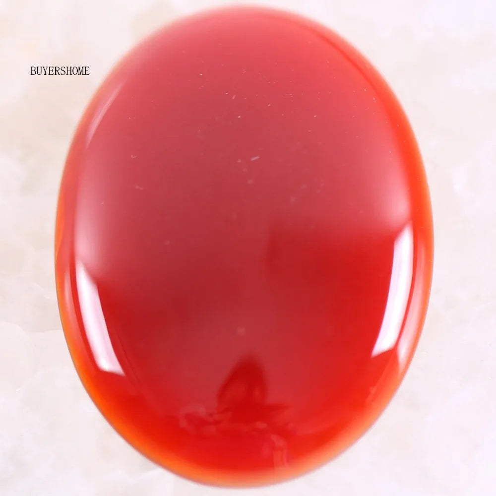 1Pcs 40x30MM Oval CAB Cabochon For Making Pendant Natural Stone Bead  Tiger Eye Onyx Opal Onyx Pink Crystal Quartz Cabochon