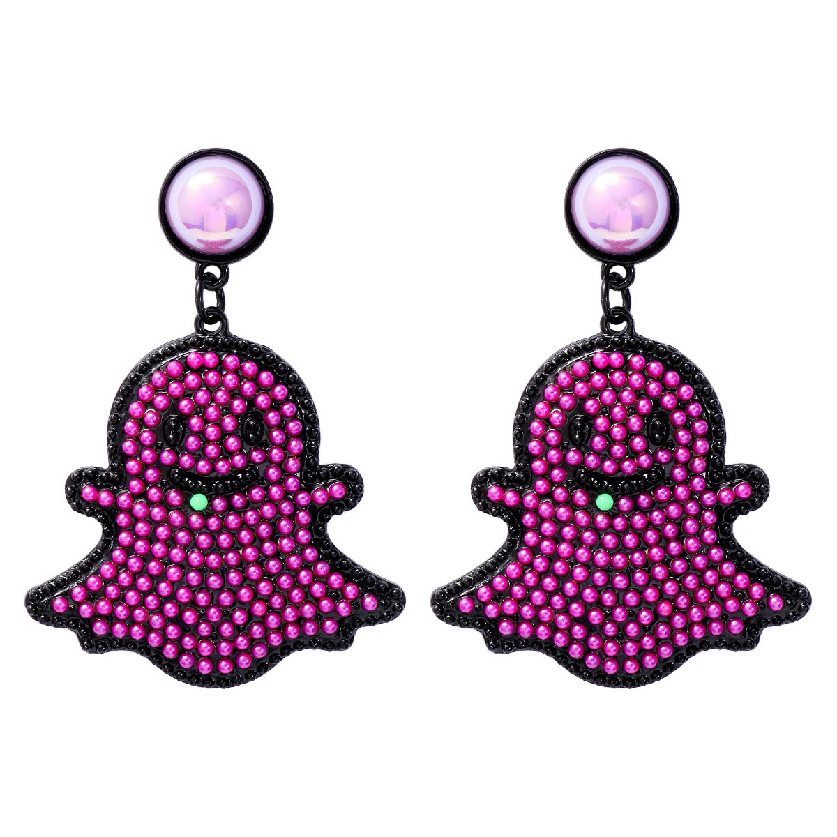 2024 Trend New Elegant Purple Series 38 Kinds Style Acrylic Rhinestone Tassel Earrings for Women Statement Jewelry Wholesale