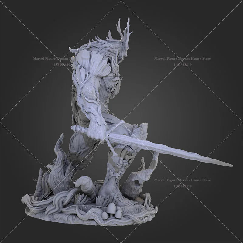 1/24 Scale DC Swamp Monster Alec Holland Dark Justice Alliance Members Superhero DIY Self-assembled 3D Resin Un-panited Doll