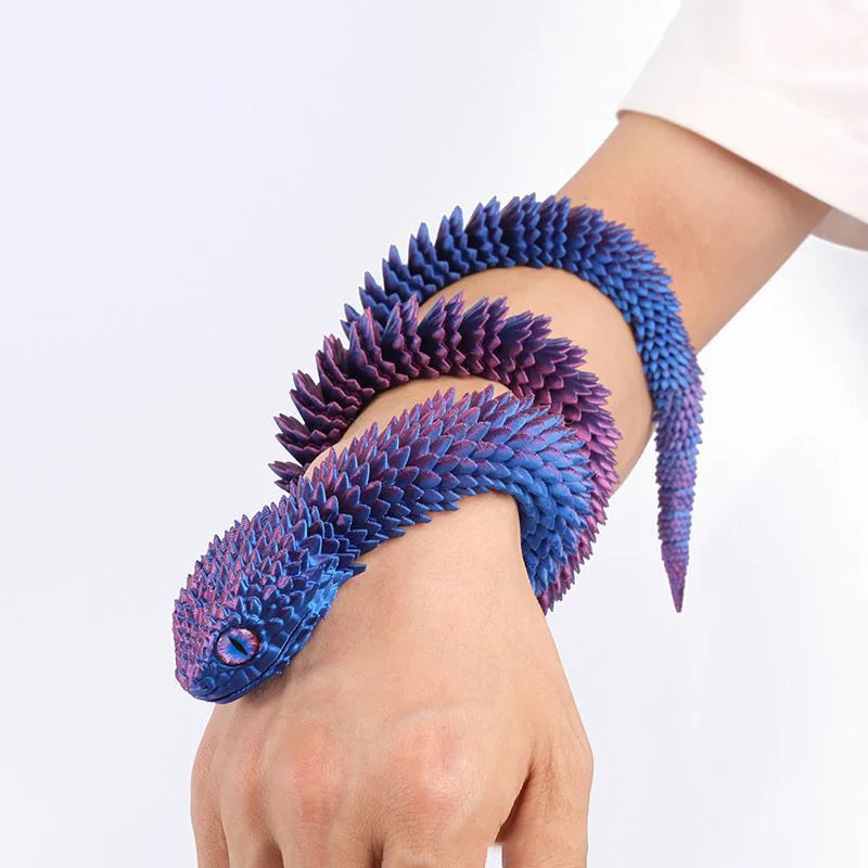 3D Printed Models Spider Octopus Snake Figurine Movable Joint Simulation Toys Creative Desktop Ornaments Toy Colorful Crafts
