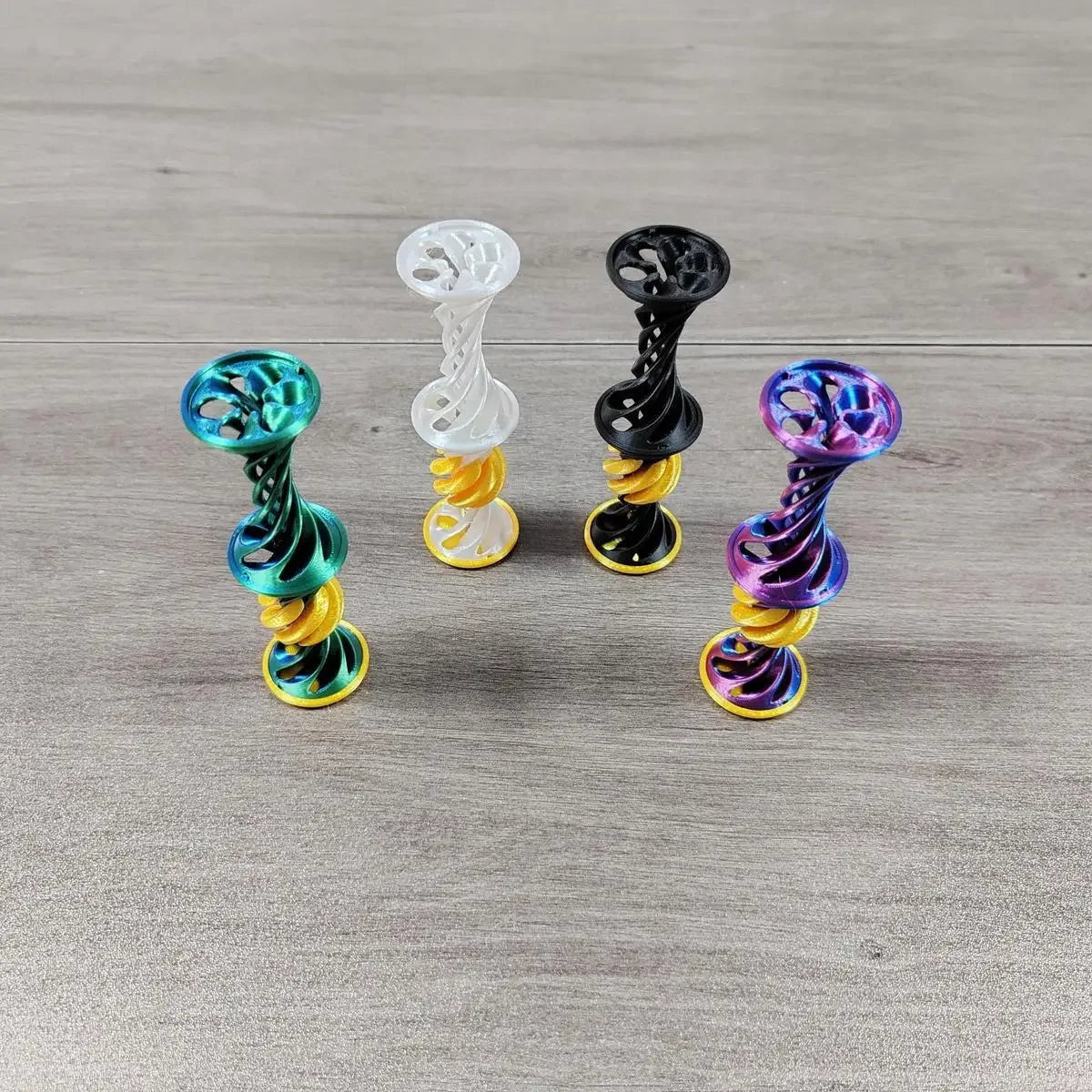3D Printing Spiral Decompression Toys Interesting Ornaments Three-dimensional Ejectable Desk Ornament Gift Home Decor Figurine