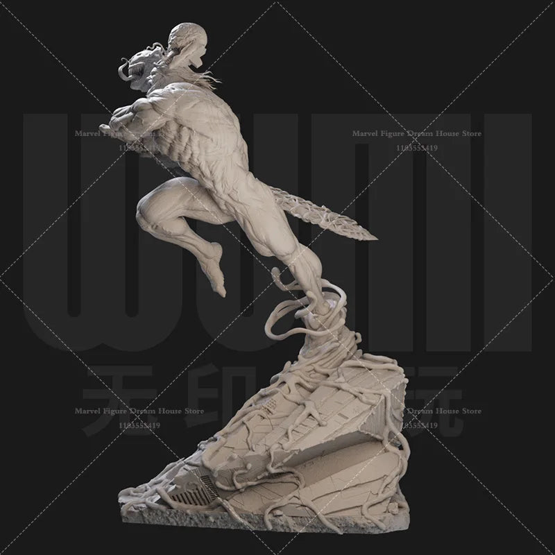 1/24 1/18 Scale Marvel Venom Enemy Spider Man Parasitic Alien Cell Species Dark DIY Self-assembled GK 3D Resin Un-panited Mode