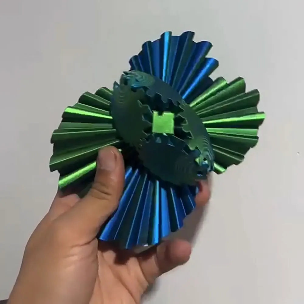 3D Printed Gear Ball Rotating Toy Desktop Decorative Model Ornaments Boys Birthday Gift New Hottest Fidget Item