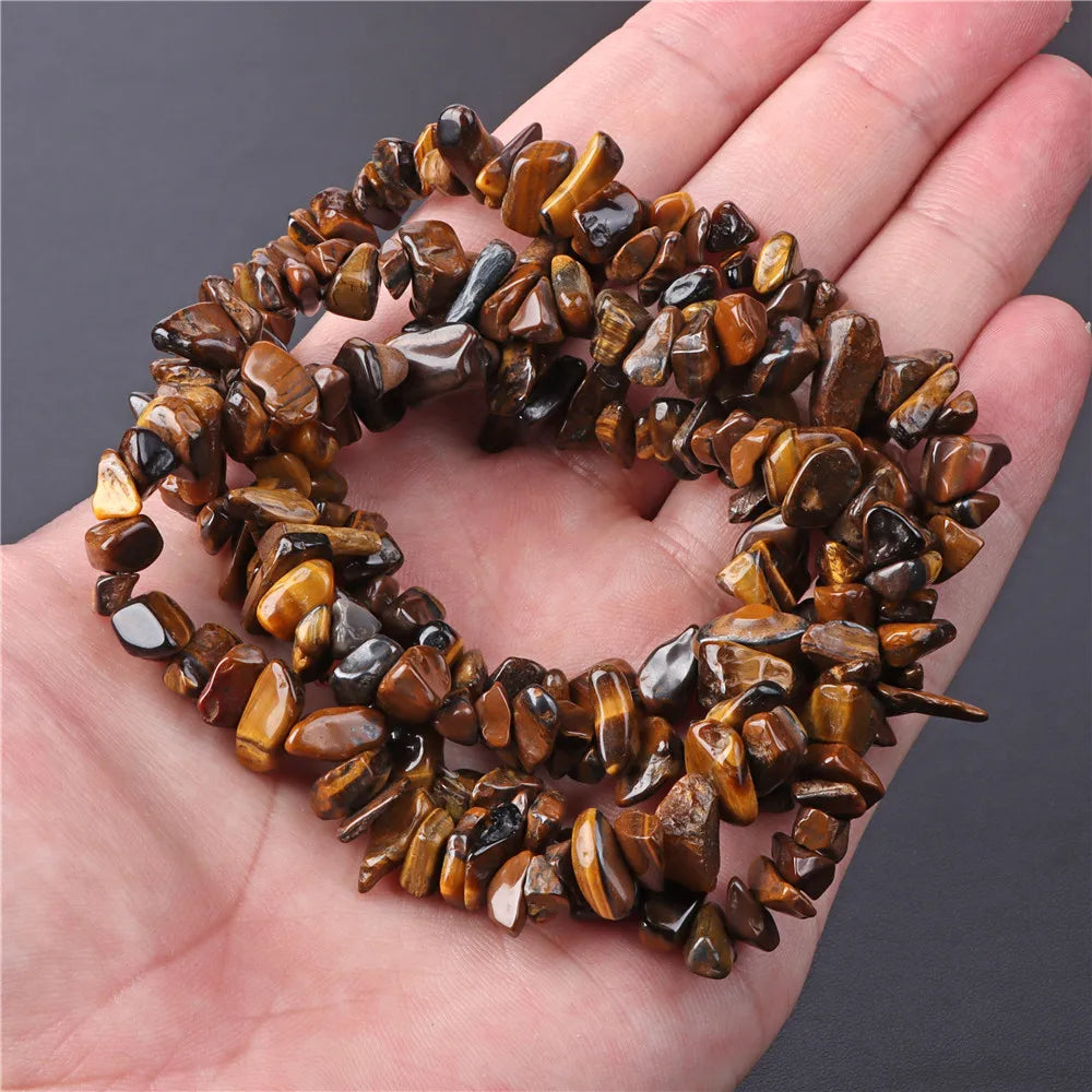 45 Kind Tiger Eye Stone Bead Natural Yellow Cabochon Round Faceted Square Loose Beads Fit Fashion Jewelry Making Handmade Supply