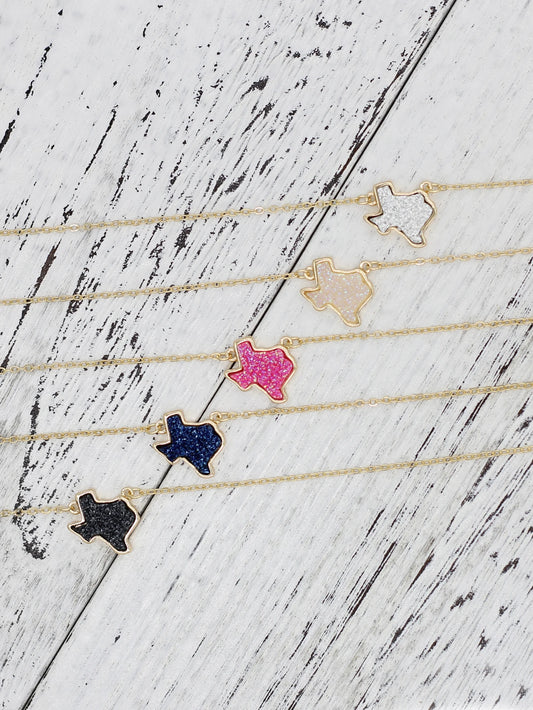 Fashion Western Jewelry Cowgirl Druzy Choker Texas Necklace Rangers Charm for jewelry