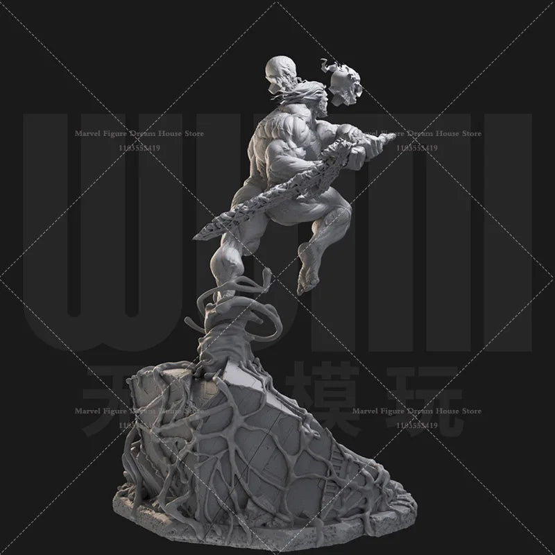 1/24 1/18 Scale Marvel Venom Enemy Spider Man Parasitic Alien Cell Species Dark DIY Self-assembled GK 3D Resin Un-panited Mode
