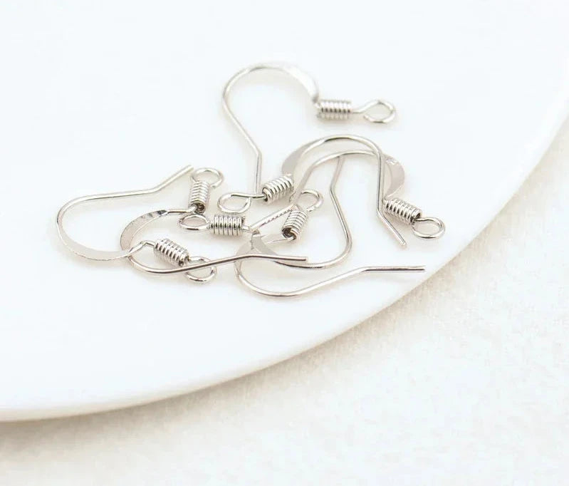 (2239)20PCS Height 16MM 24K Gold Color Plated Brass Earring Hook Diy Jewelry Findings Accessories wholesale