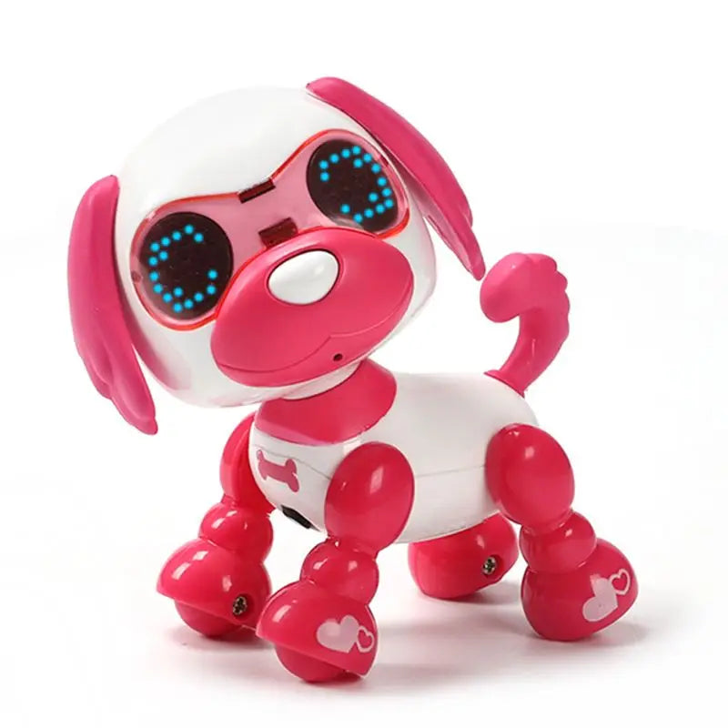 Smart Robot Pet Dog Talk Toy Interactive Smart Puppy Robot Dog Electronic LED Eye Sound Recording Singing Sleep Kids Gift
