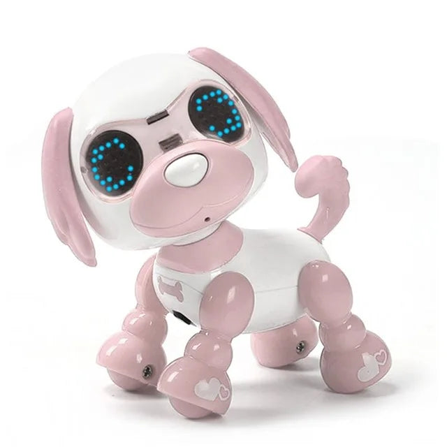 Smart Robot Pet Dog Talk Toy Interactive Smart Puppy Robot Dog Electronic LED Eye Sound Recording Singing Sleep Kids Gift