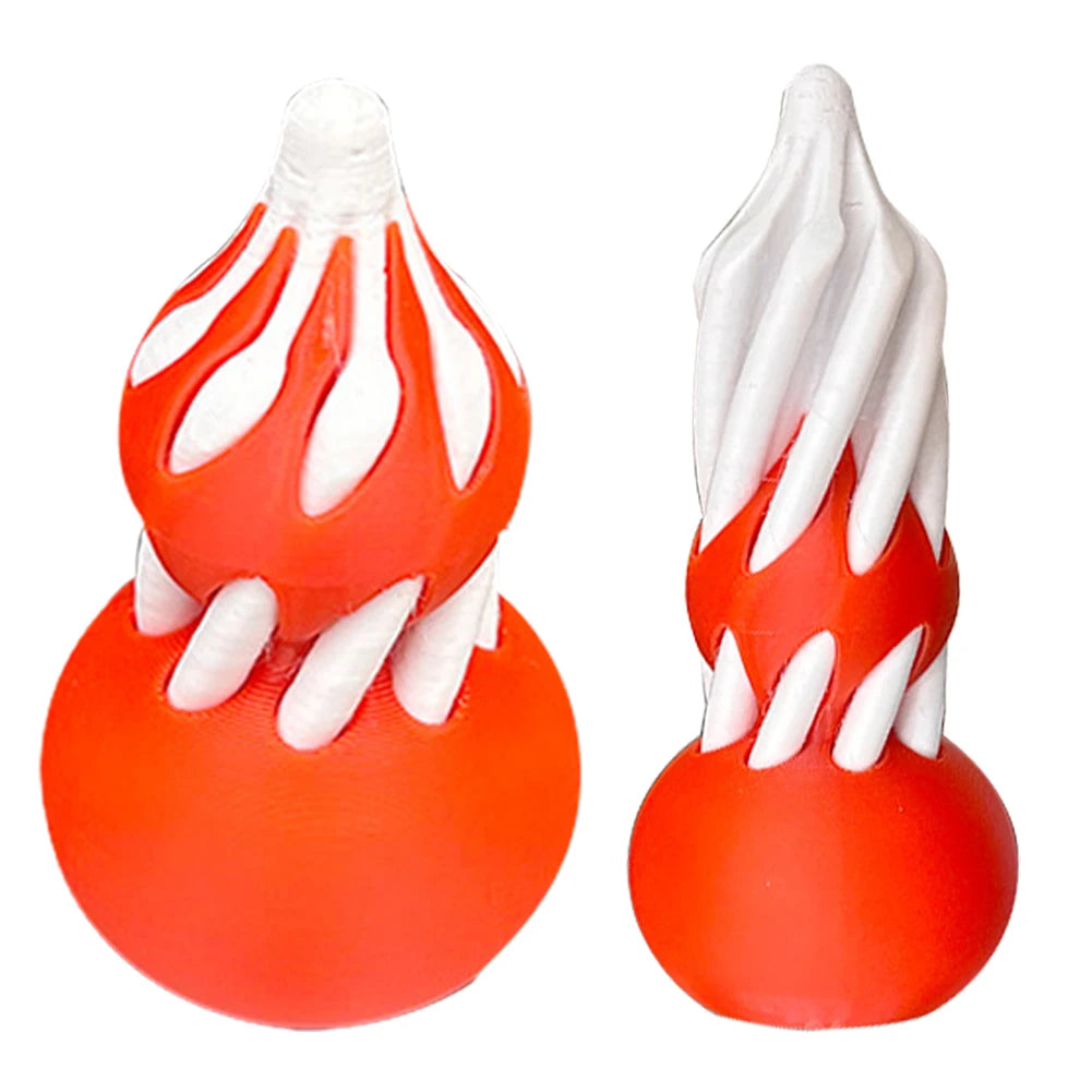 3D Printed Spiral Gourd Toy Impossible Pyramid Passthrough Sculpture Pass Through Pyramid Toy Mini Vortex Thread Illusion