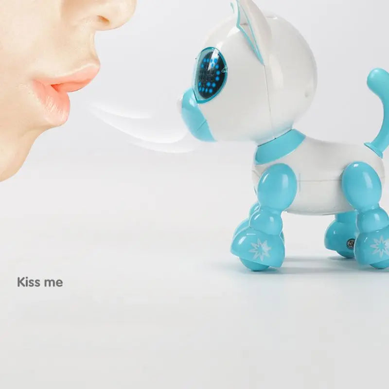 Smart Robot Pet Dog Talk Toy Interactive Smart Puppy Robot Dog Electronic LED Eye Sound Recording Singing Sleep Kids Gift