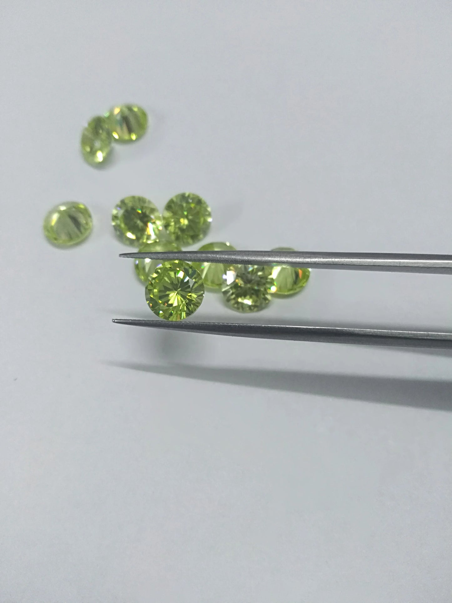 1.0~12mm 5A Cubic Zirconia Stone Multicolor Round Shape Brilliant Cut Loose CZ Stones Synthetic Gems Beads For Jewelry  AAAAA