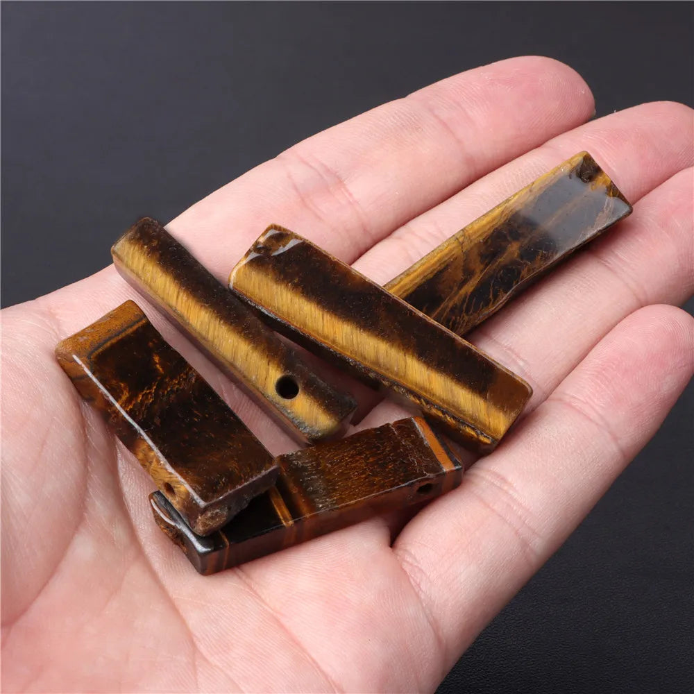45 Kind Tiger Eye Stone Bead Natural Yellow Cabochon Round Faceted Square Loose Beads Fit Fashion Jewelry Making Handmade Supply