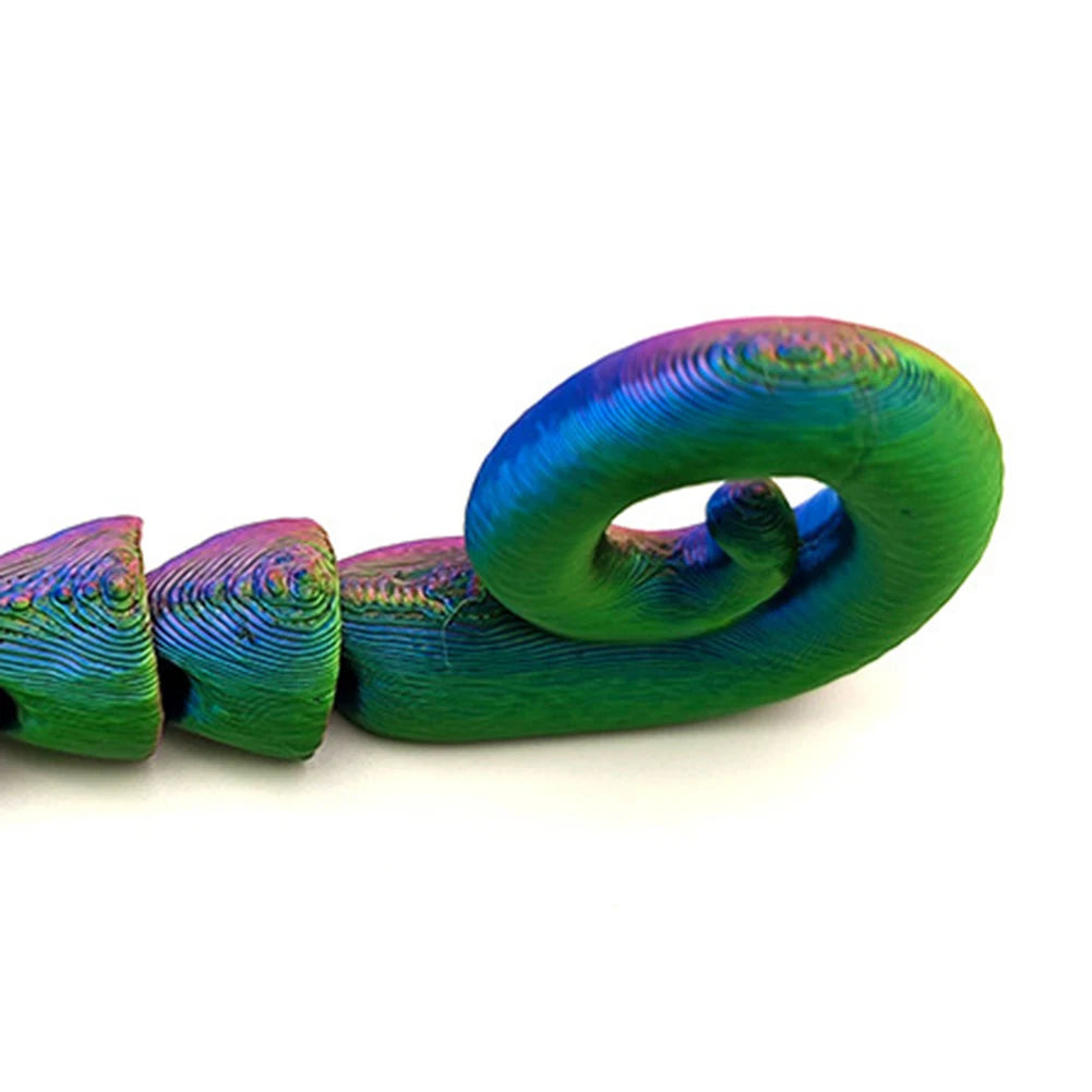 3D Printed Lizard Articulated Models Flexible Joint Animal Lacertid Figurines Small Toys 3D Lizard Model Home Tabletop Ornaments