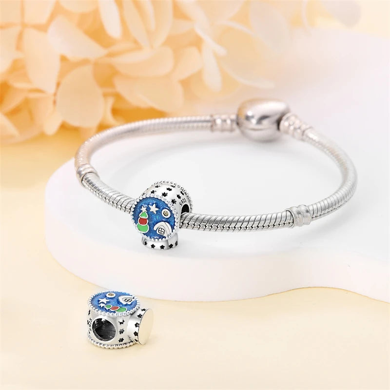 Fit Pandora 925 Original Bracelet 100% S925 Sterling Silver Christmas Series Charm For Women Jewelry DIY Bead Original New Item