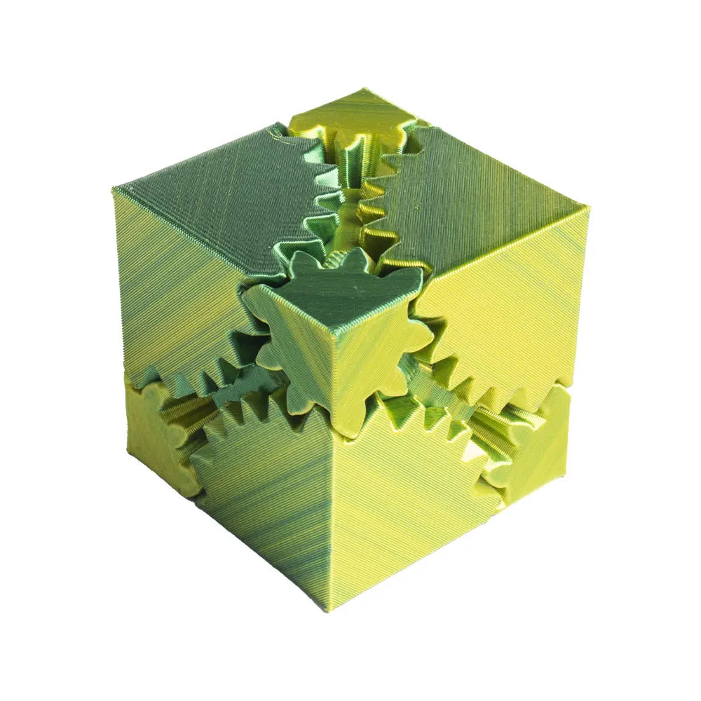 New 3D Printed Gear Ball Cube Rotating Toy Desktop Decorative Model Ornaments Boys Birthday Gift Hottest Fidget Item