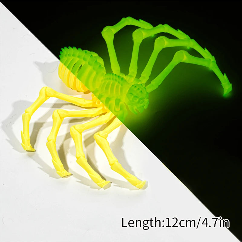 3D Printed Models Spider Octopus Snake Figurine Movable Joint Simulation Toys Creative Desktop Ornaments Toy Colorful Crafts