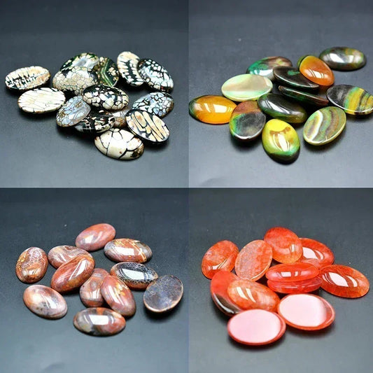 22x30mm   Wholesale Natural Gem Stone Lapis Lazuli Oval Cabochon Cameo   Fit   DIY Jewelry Making