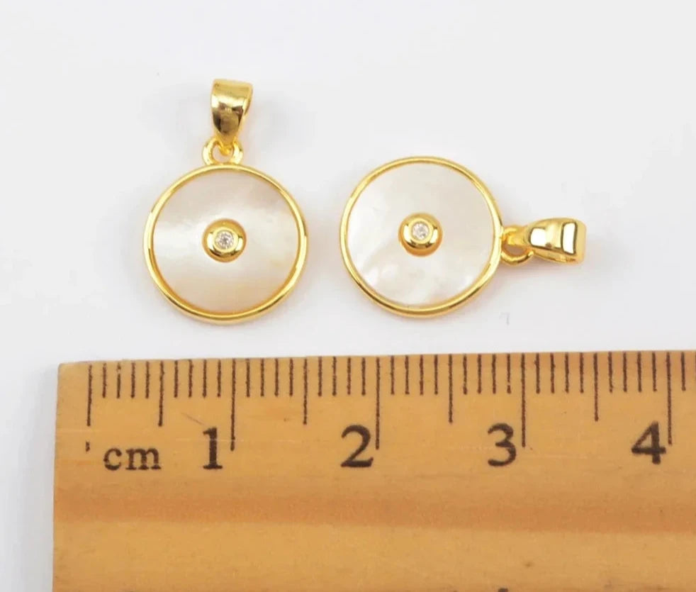 Classic Arrival Natural Shell Pendant Golden High Quality Jewelry Accessories for Necklace Earrings Jewelry Accessories
