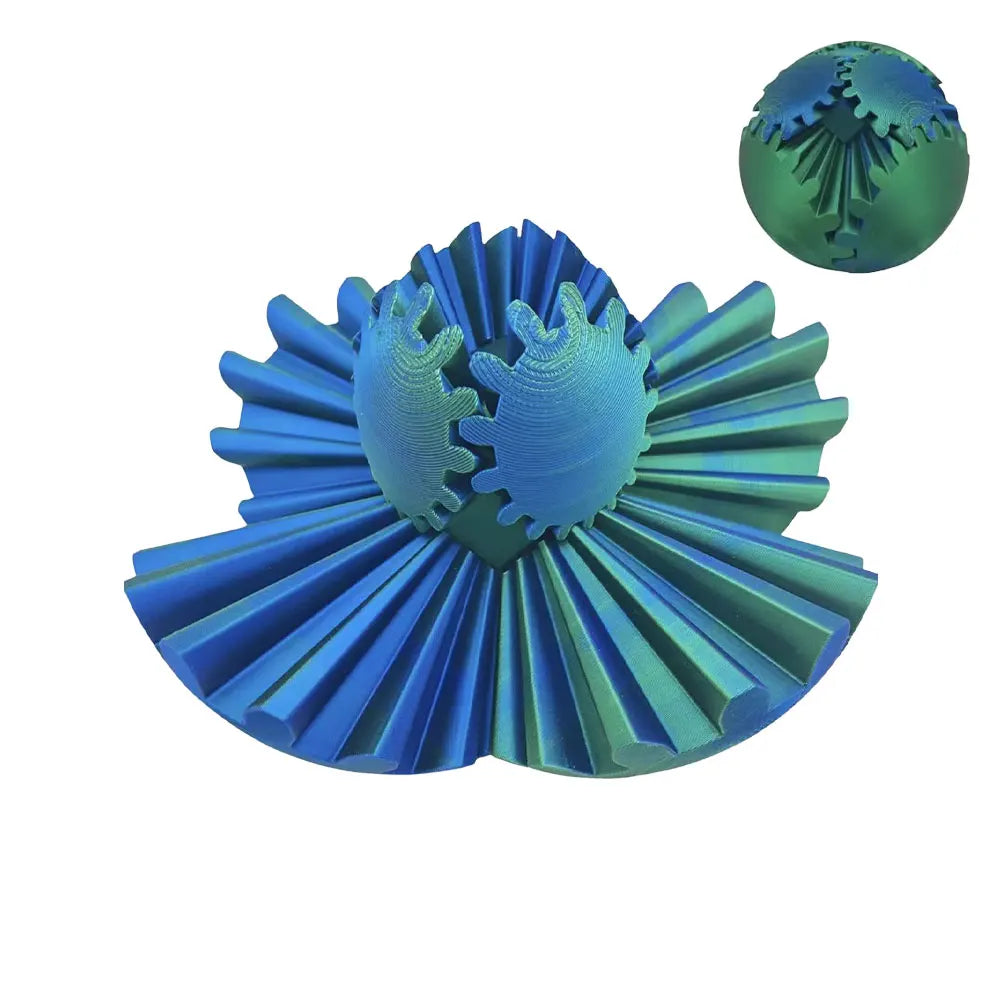 3D Printed Gear Ball Rotating Toy Desktop Decorative Model Ornaments Boys Birthday Gift New Hottest Fidget Item