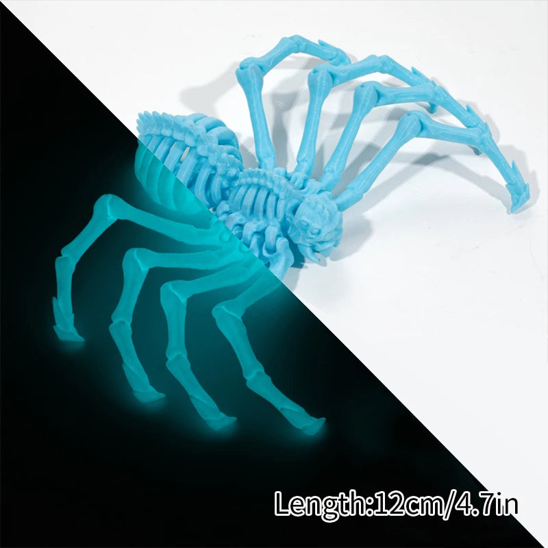3D Printed Models Spider Octopus Snake Figurine Movable Joint Simulation Toys Creative Desktop Ornaments Toy Colorful Crafts