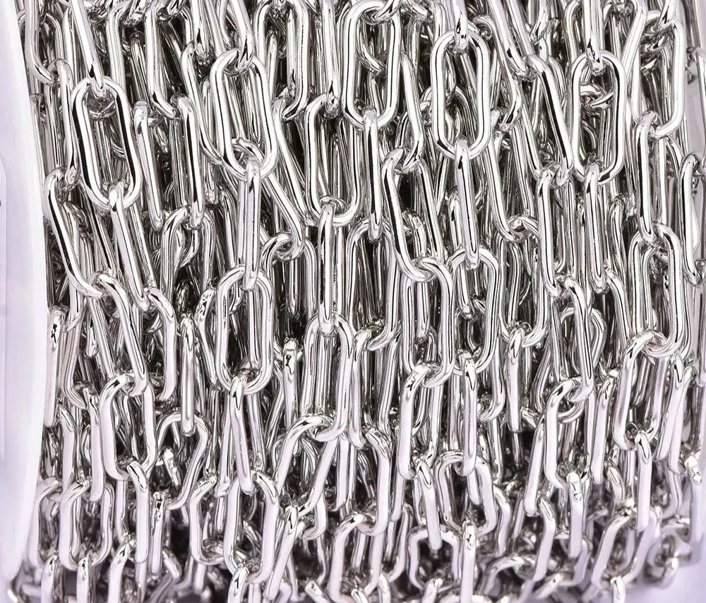 (4623)1 Meter Chain Link7.5x16.5MM 24K Gold Color Brass Necklace Chains Bracelet chains Quality Diy Jewelry Findings Accessories