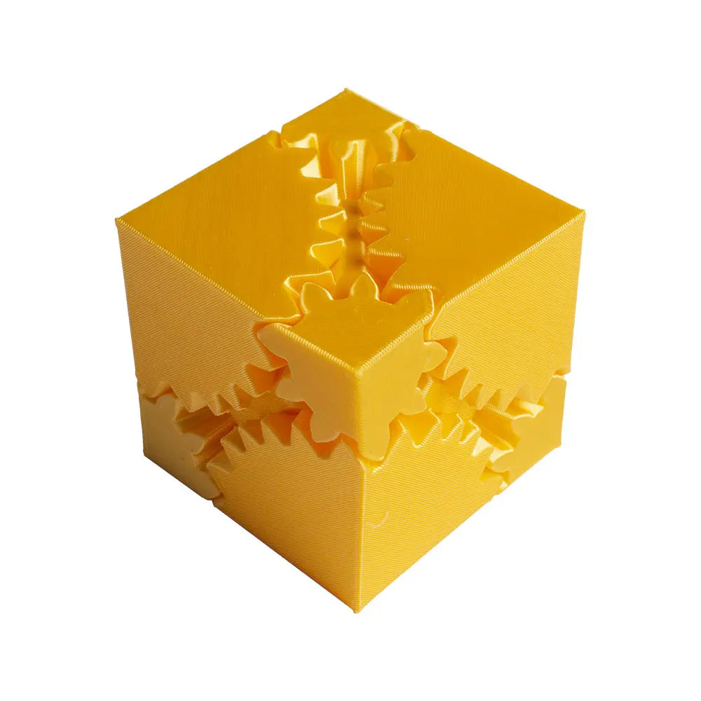 New 3D Printed Gear Ball Cube Rotating Toy Desktop Decorative Model Ornaments Boys Birthday Gift Hottest Fidget Item