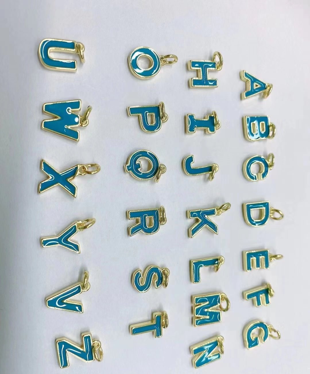 Enamel words pendant