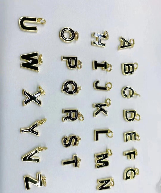 Enamel words pendant